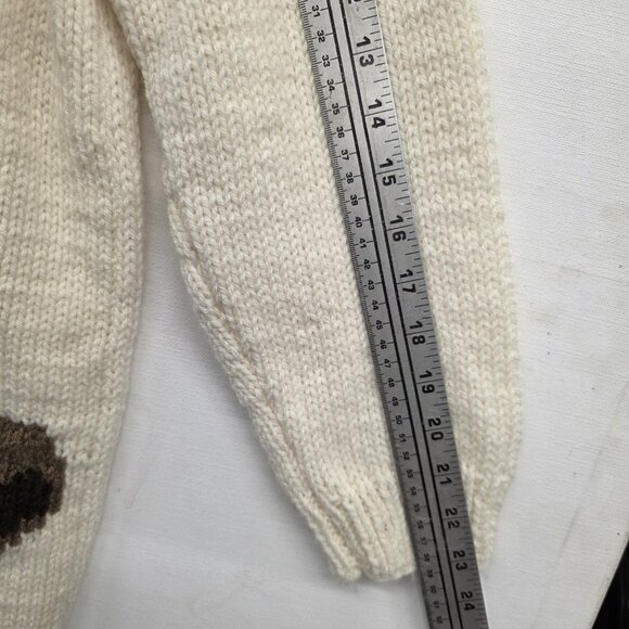 Teddy Bear Holiday Christmas Knit Sweater Women's Size Large - Picture 5 of 6